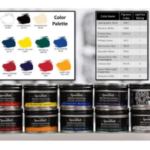 Speedball® Professional™ Relief Ink 6 Color Set